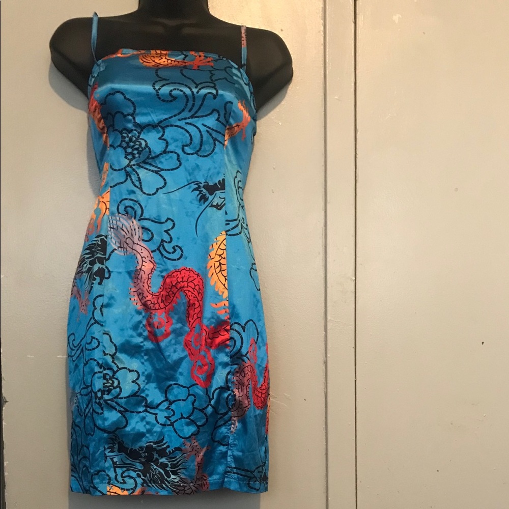 Dragon print dress